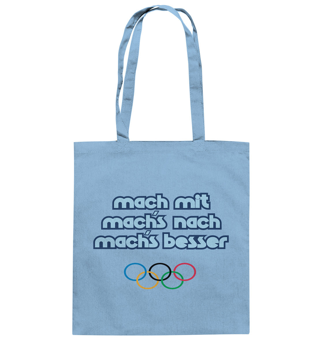 DDR Ostalgie Baumwolltasche • MACHMIT MACHSNACH MACHSBESSER