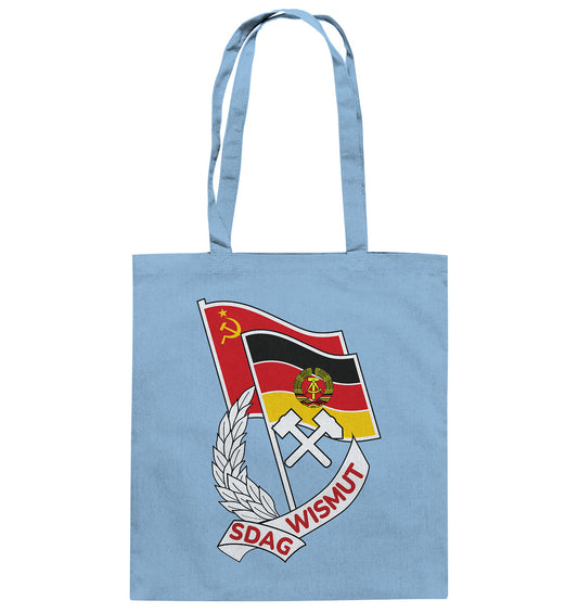 DDR Ostalgie Baumwolltasche  • ORDEN SDAG WISMUT