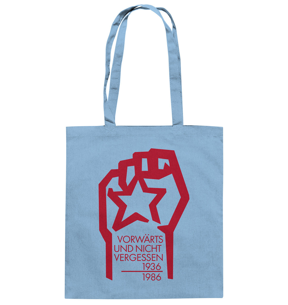 DDR Ostalgie Baumwolltasche • 1936-1986 SPANISCHER BÜRGERKRIEG