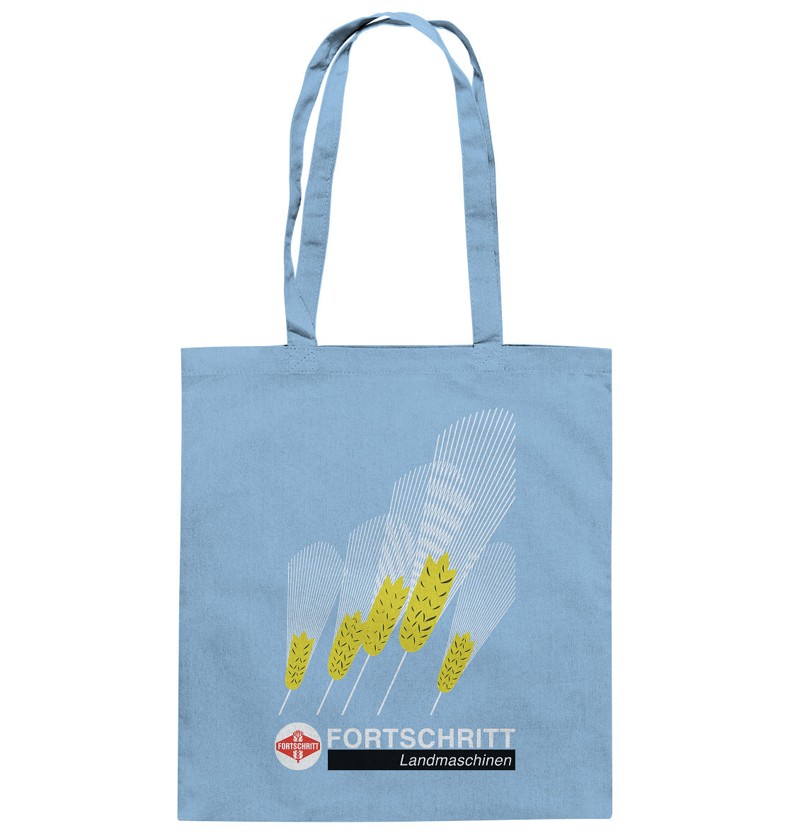 DDR Ostalgie Baumwolltasche • FORTSCHRITT LANDMASCHINEN - PLAKATMOTIV