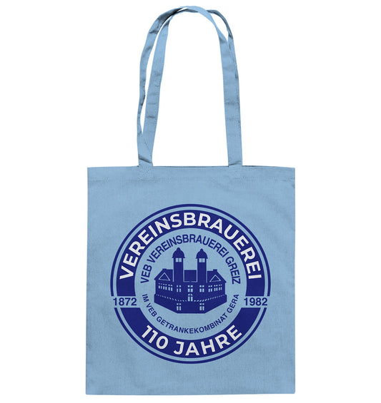 DDR Ostalgie Baumwolltasche • VEB VEREINSBRAUEREI GREIZ - GETRÄNKEKOMBINAT GERA