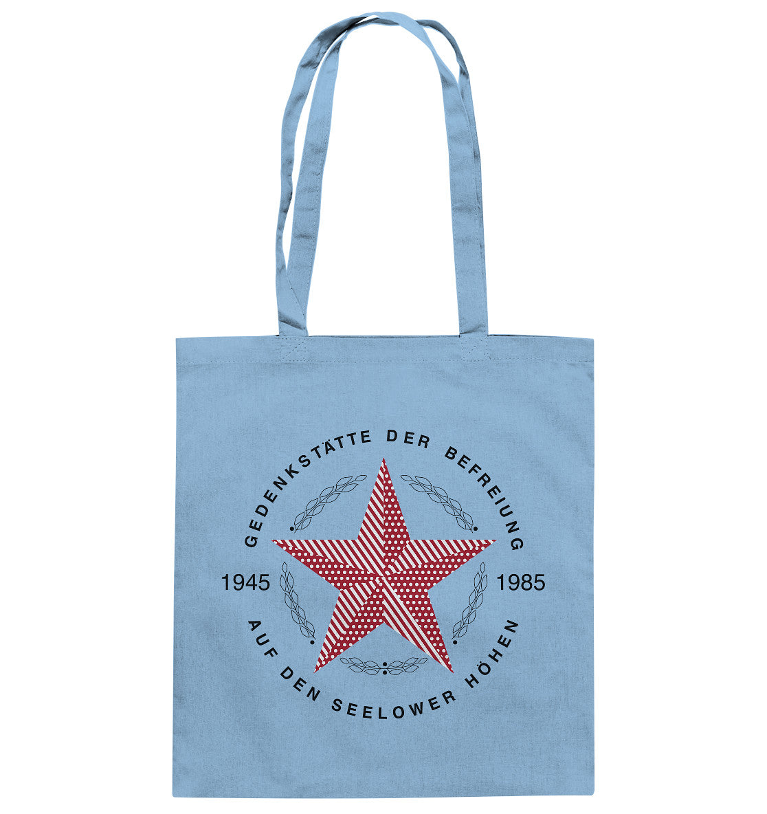 DDR Ostalgie Baumwolltasche • GEDENKSTÄTTE SEELOWER HÖHEN