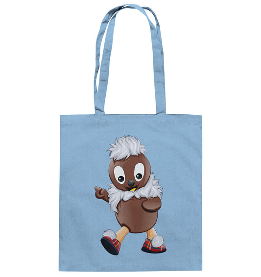 DDR Ostalgie Baumwolltasche • UNSER SANDMÄNNCHEN - PITTIPLATSCH MACHT LAUNE