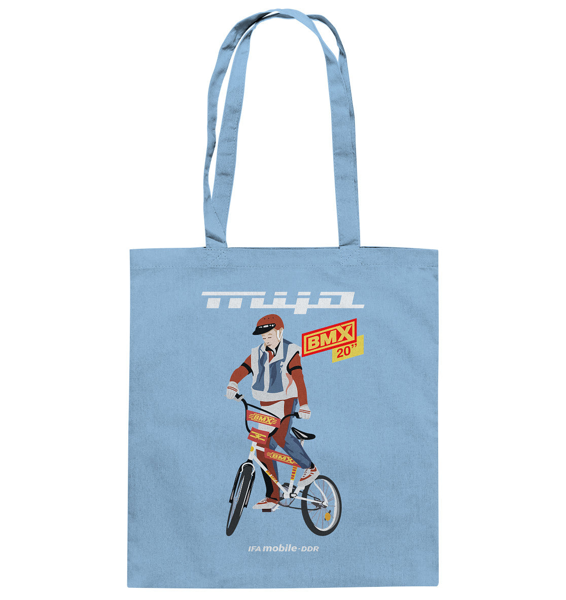 DDR Ostalgie Baumwolltasche • MIFA BMX - ORIGINAL WERBUNG