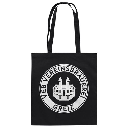 DDR Ostalgie Baumwolltasche • VEB VEREINSBRAUEREI GREIZ