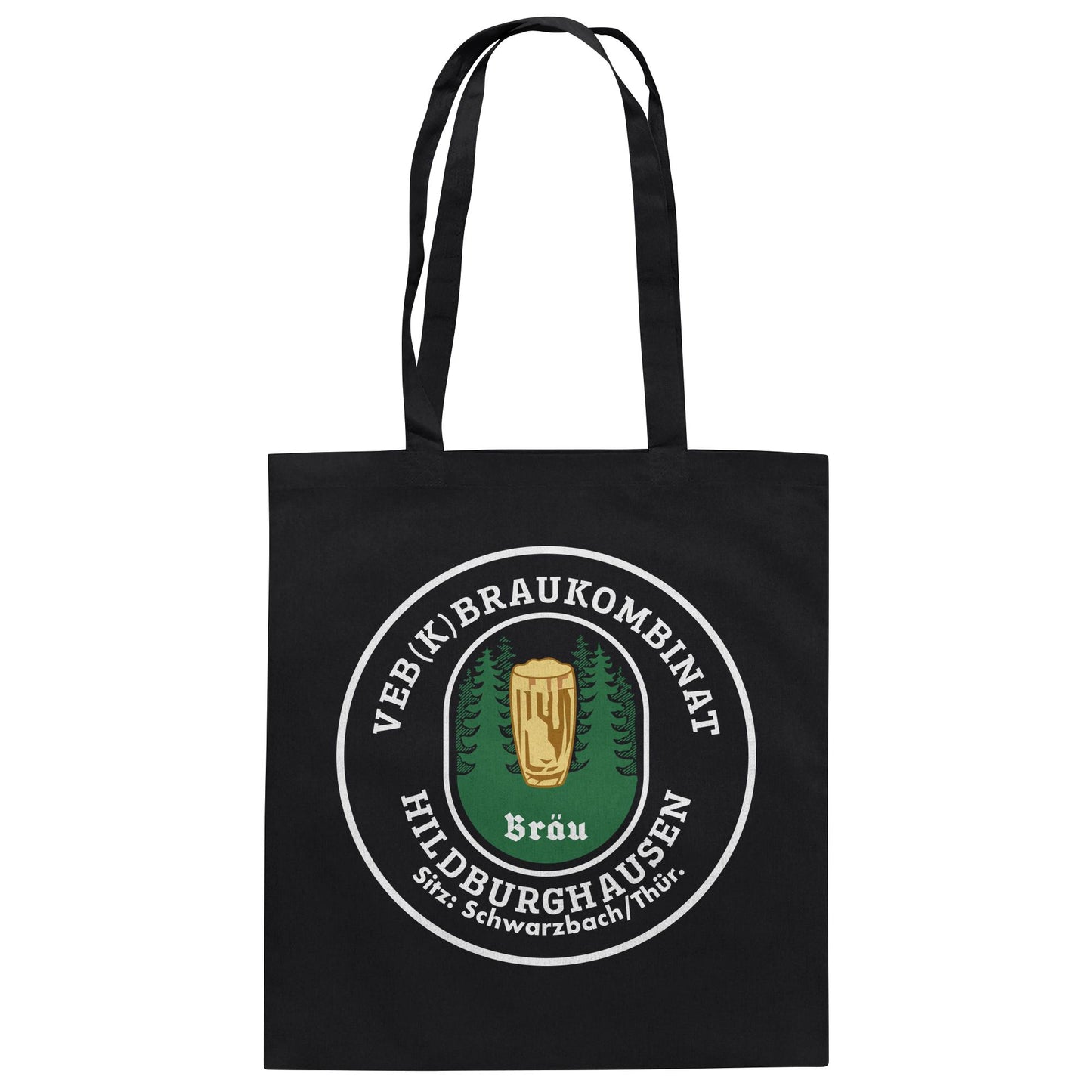 DDR Ostalgie Baumwolltasche • VEB BRAUKOMBINAT HILDBURGHAUSEN BIER