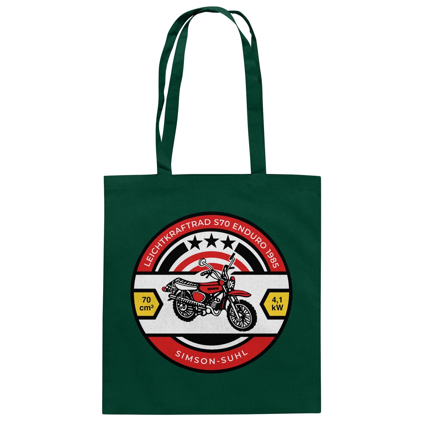 DDR Ostalgie Baumwolltasche • SIMSON S70 - ORIGINAL BIERDECKEL