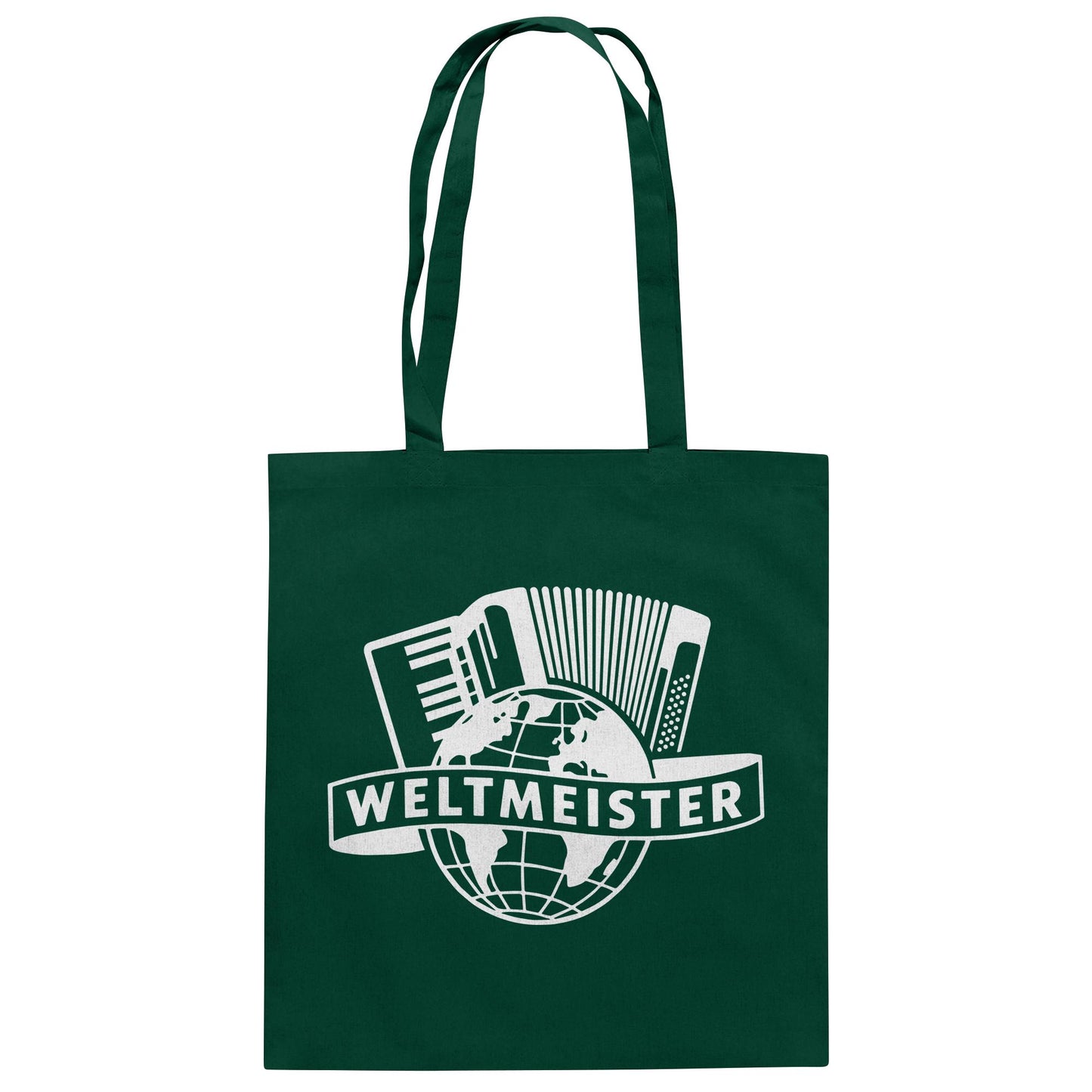 DDR Ostalgie Baumwolltasche • WELTMEISTER AKKORDEON KLINGENTHAL