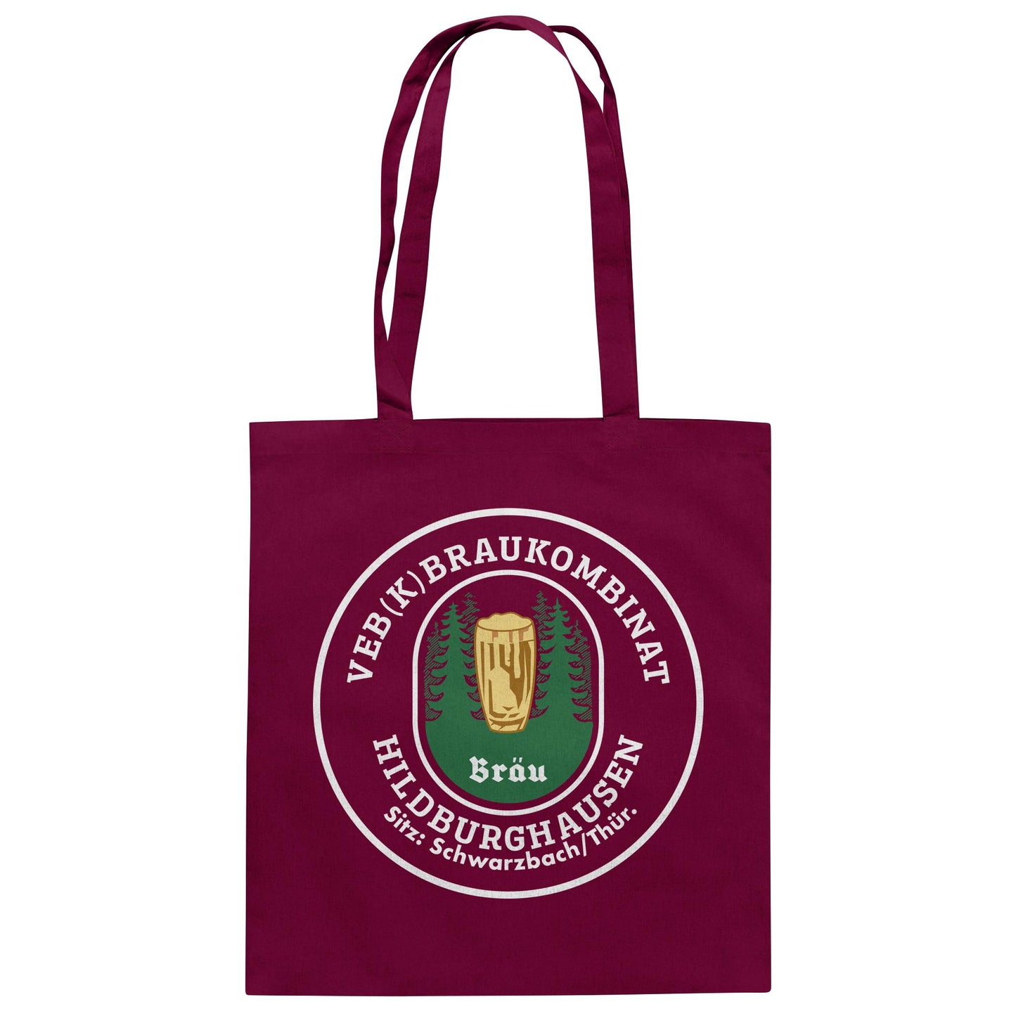 DDR Ostalgie Baumwolltasche • VEB BRAUKOMBINAT HILDBURGHAUSEN BIER