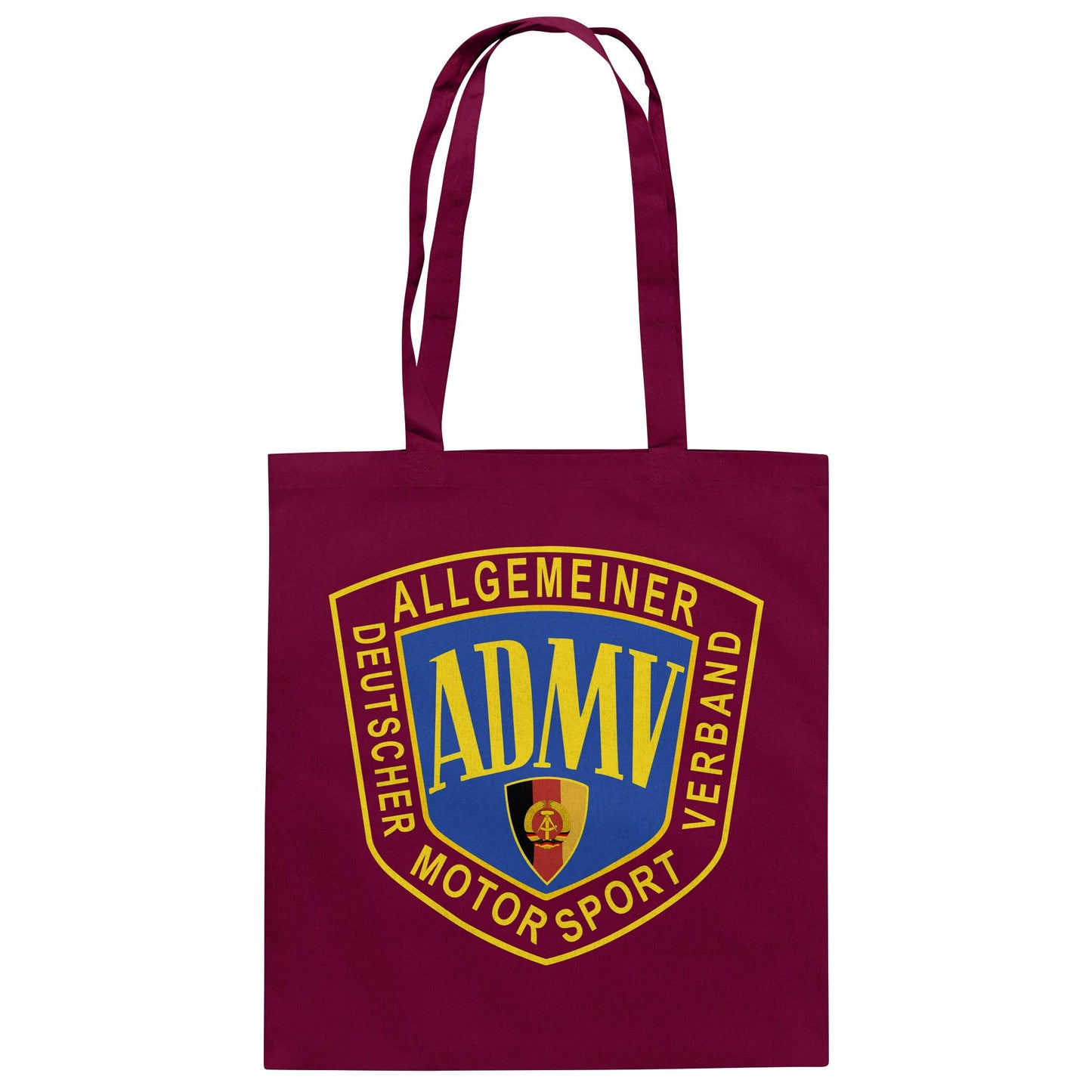 DDR Ostalgie Baumwolltasche • ADMV MOTORSPORTVERBAND DER DDR