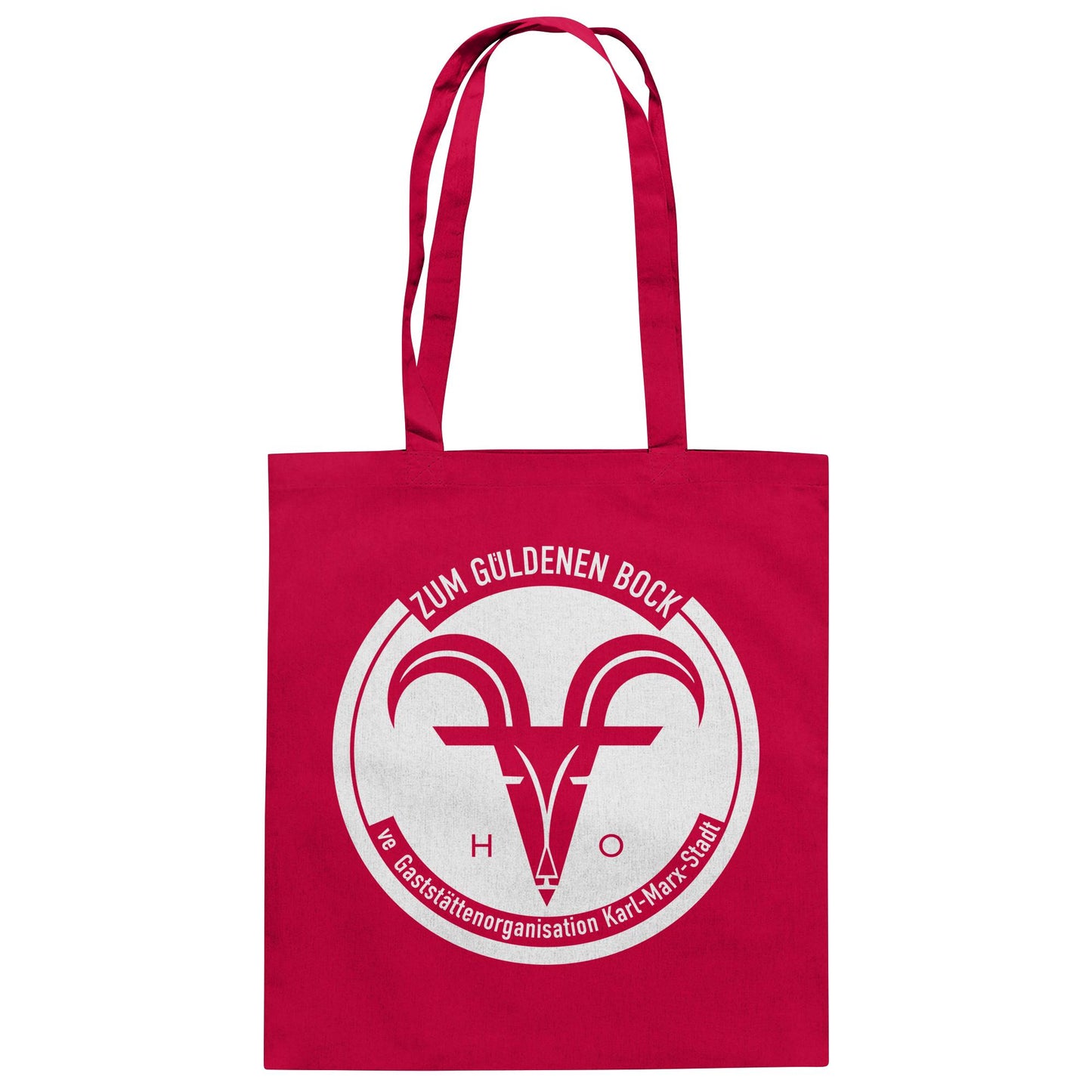 DDR Ostalgie Baumwolltasche • ZUM GÜLDENEN BOCK - VE GASTSTÄTTEN KARL-MARX-STADT