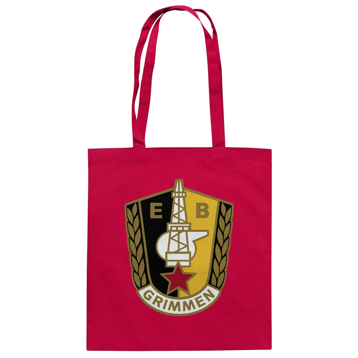 DDR Ostalgie Baumwolltasche • ERDÖL, ERDGAS GRIMMEN