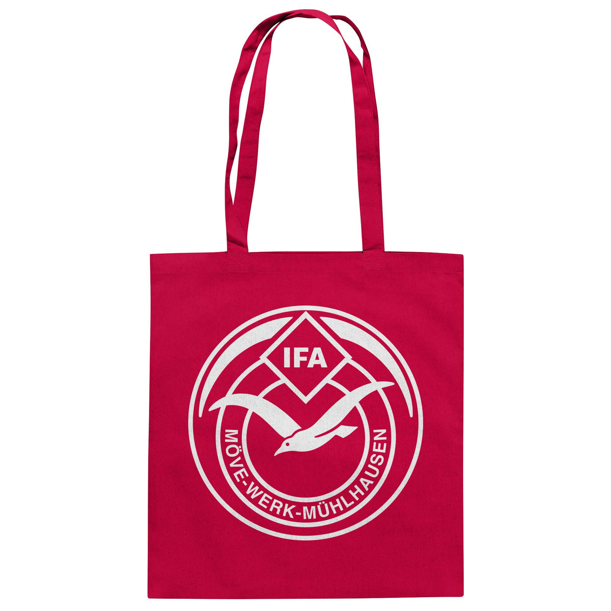 DDR Ostalgie Baumwolltasche • IFA MÖVE-WERK MÜHLHAUSEN