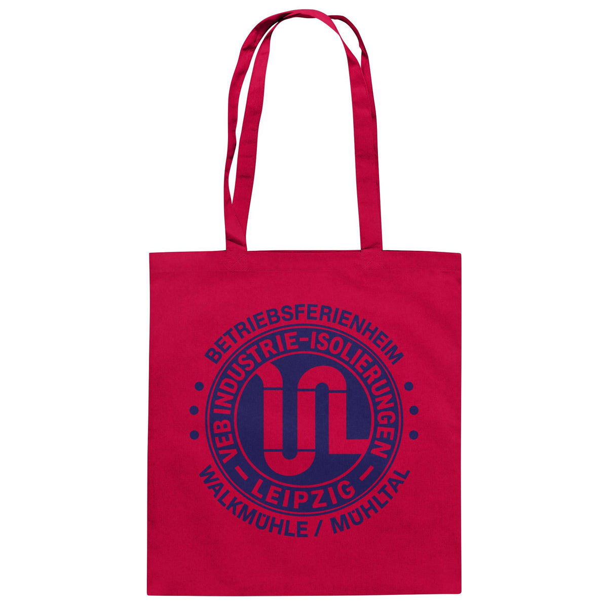 DDR Ostalgie Baumwolltasche • VEB INDUSTRIE-ISOLIERUNGEN - BETRIEBSFERIENHEIM WALKMÜHLE