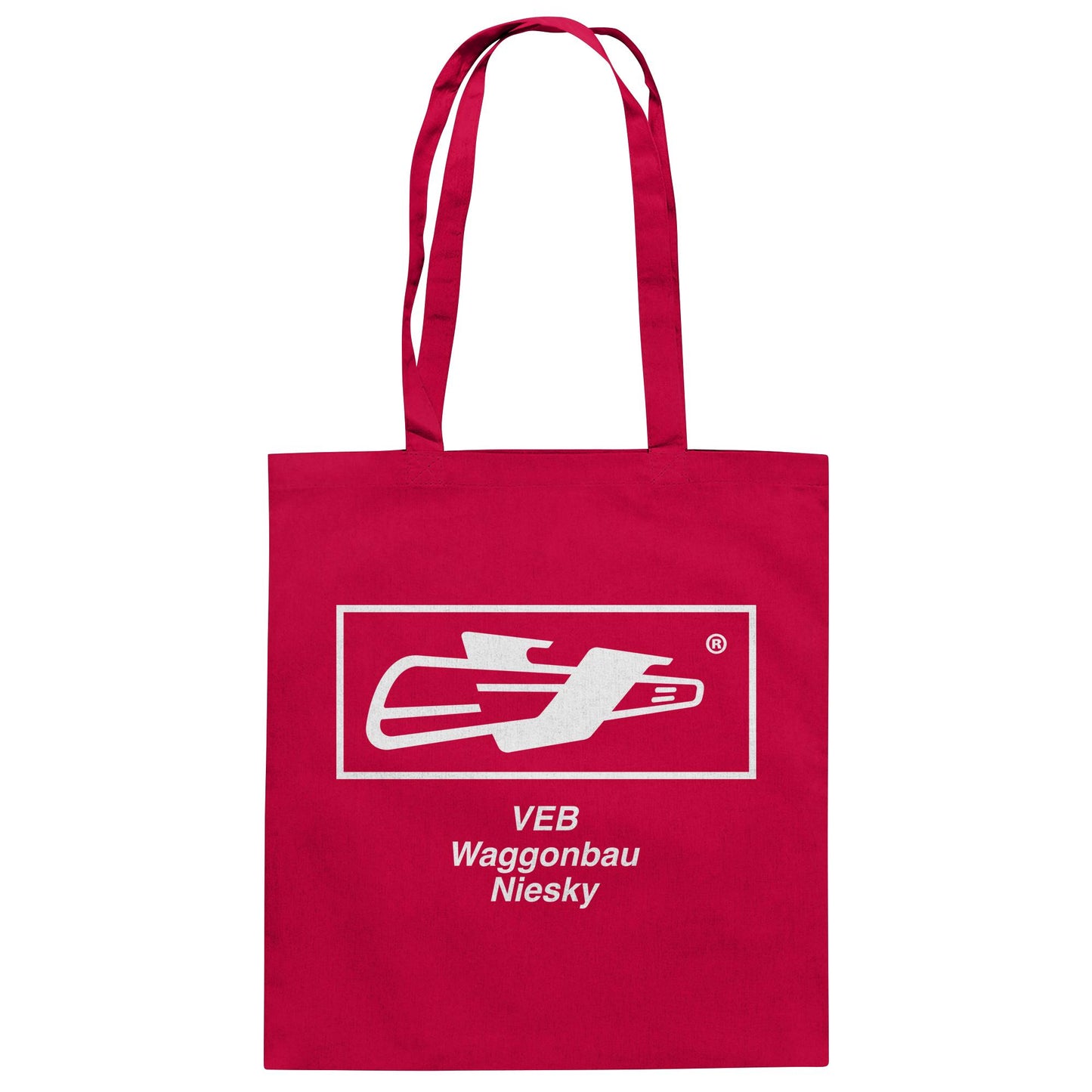 DDR Ostalgie Baumwolltasche • VEB WAGGONBAU NIESKY