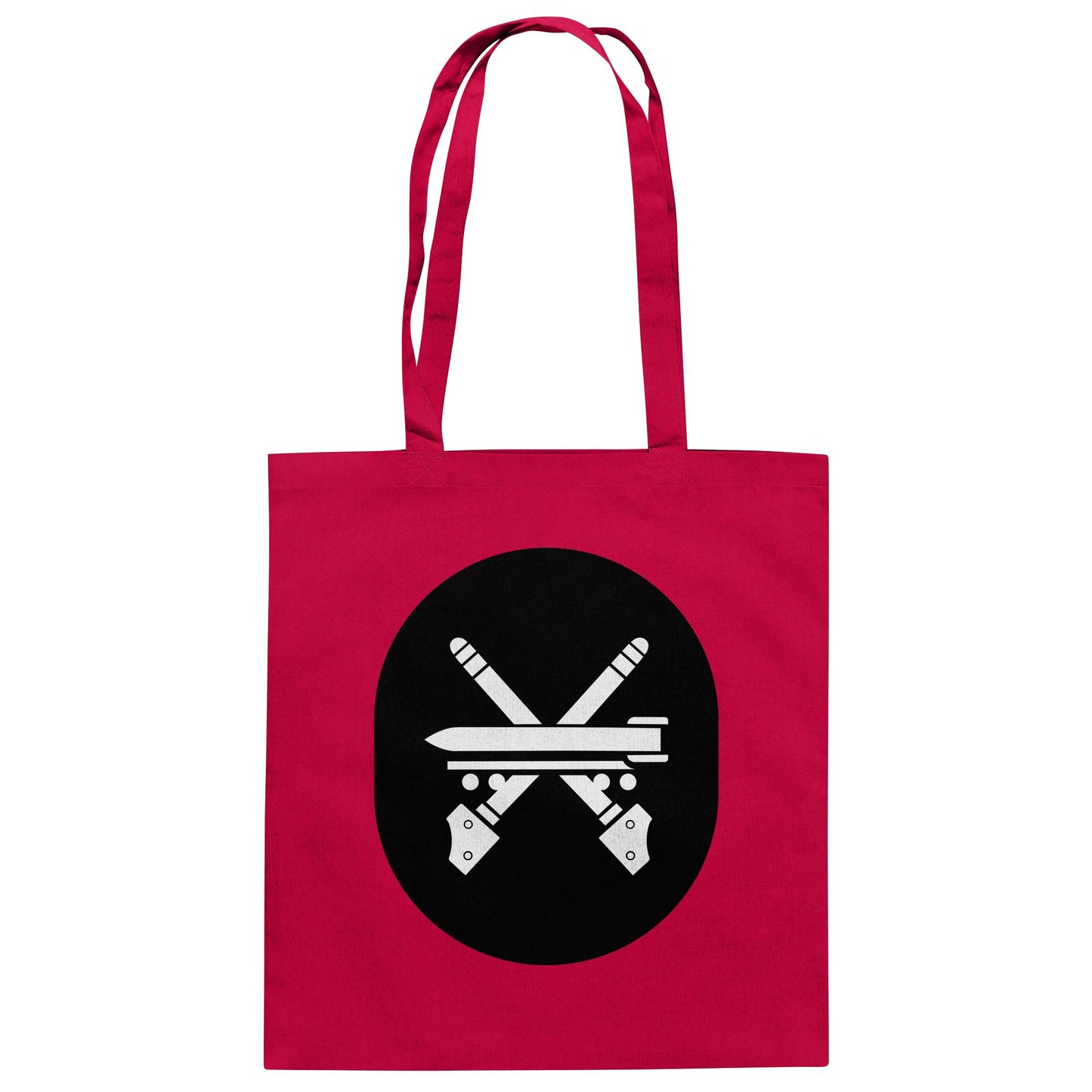 DDR Ostalgie Baumwolltasche • NVA EMBLEM - RAKETEN- UND WAFFENTECHNISCHER DIENST