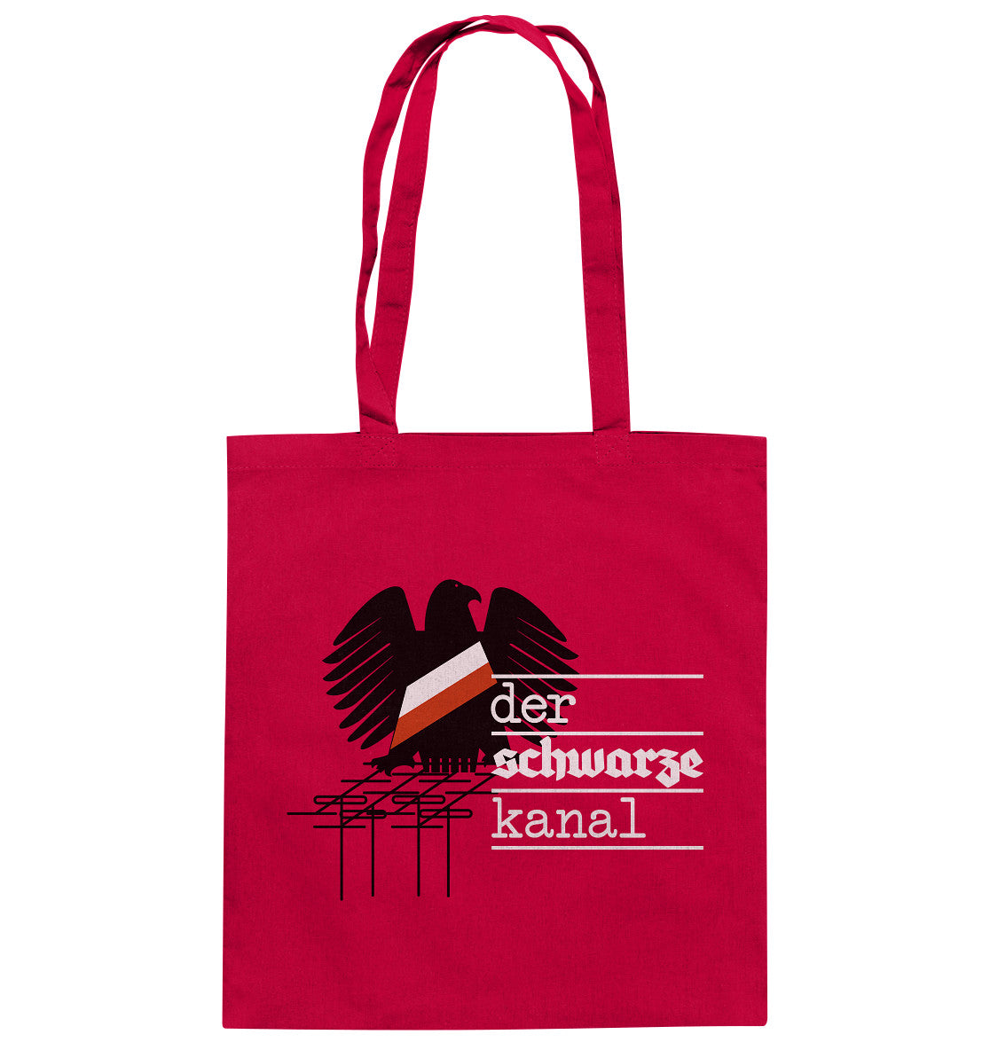 DDR Ostalgie Baumwolltasche • DER SCHWARZE KANAL