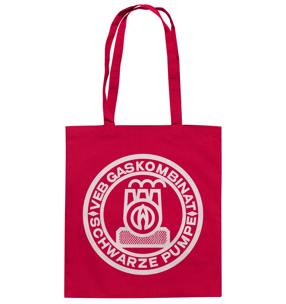 DDR Ostalgie Baumwolltasche • GASKOMBINAT SCHWARZE PUMPE