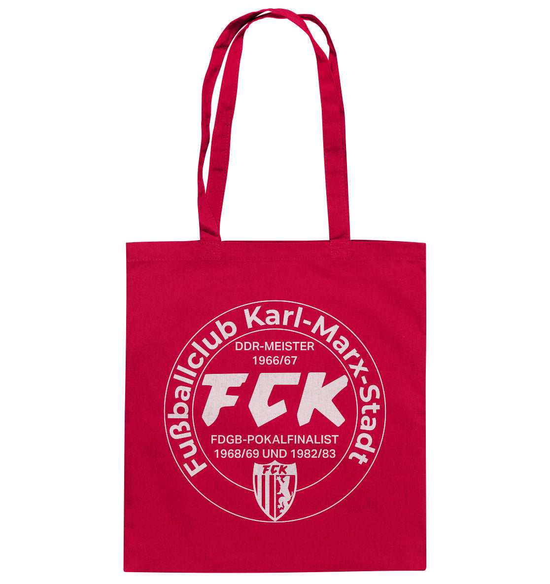 DDR Ostalgie Baumwolltasche • FCK FUSSBALLCLUB KARL-MARX-STADT