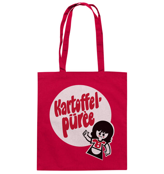 DDR Ostalgie Baumwolltasche •  KARTOFFELPÜREE VEB KARTOFFELVEREDLUNGSWERK HAGENOW