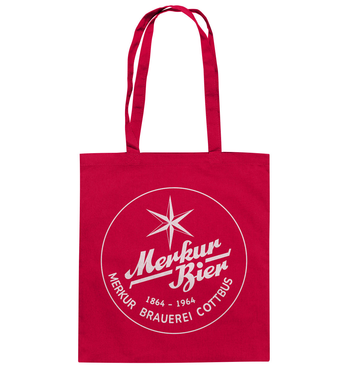 DDR Ostalgie Baumwolltasche • MERKUR BRAUEREI COTTBUS