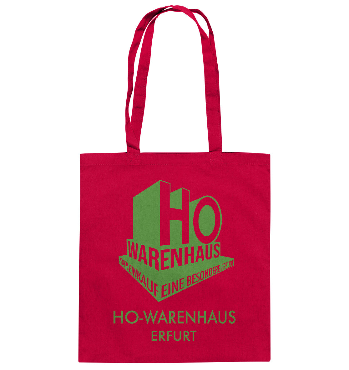 DDR Ostalgie Baumwolltasche • HO WARENHAUS ERFURT