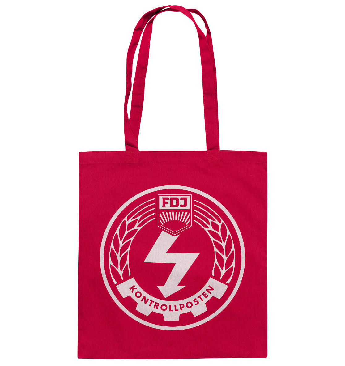 DDR Ostalgie Baumwolltasche • FDJ KONTROLLPOSTEN