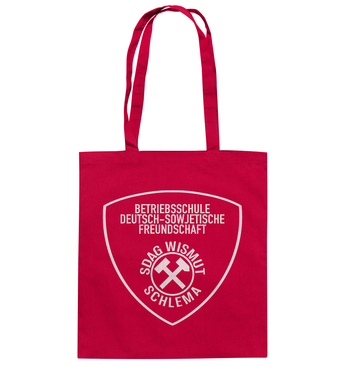 DDR Ostalgie Baumwolltasche • BETRIEBSSCHULE DSF - SDAG WISMUT