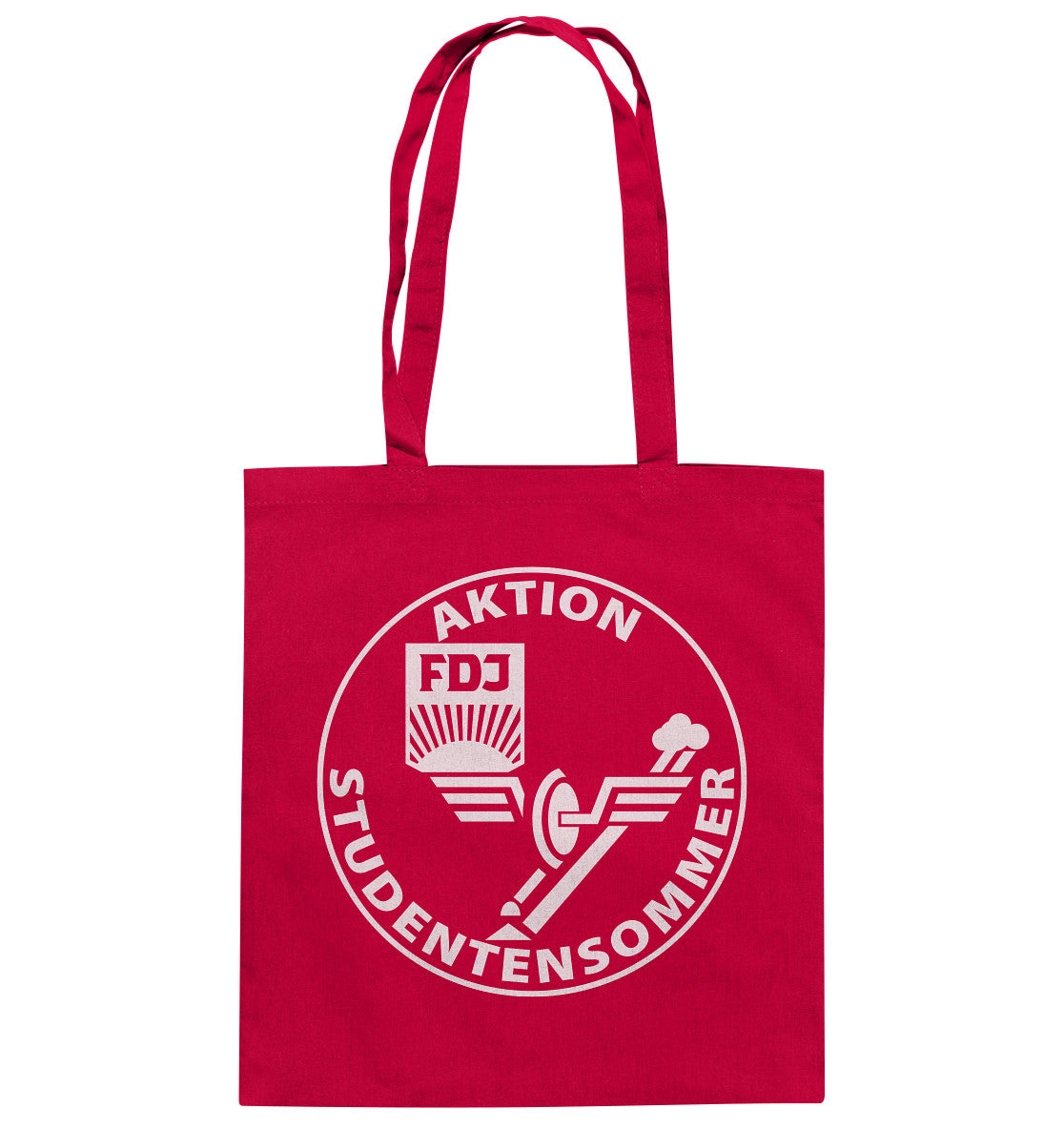 DDR Ostalgie Baumwolltasche • FDJ AKTION STUDENTENSOMMER