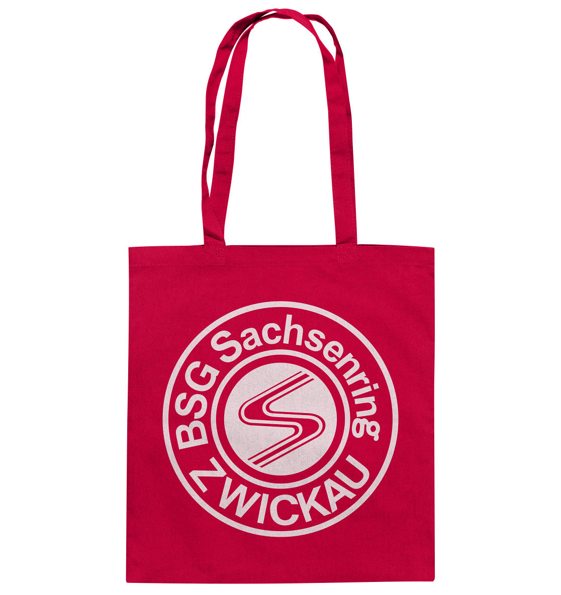 DDR Ostalgie Baumwolltasche • SACHSENRING ZWICKAU - DUNKEL