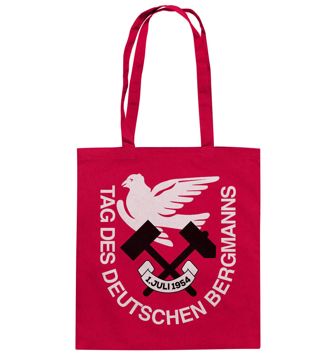 DDR Ostalgie Baumwolltasche • TAG DES DEUTSCHEN BERGMANNS