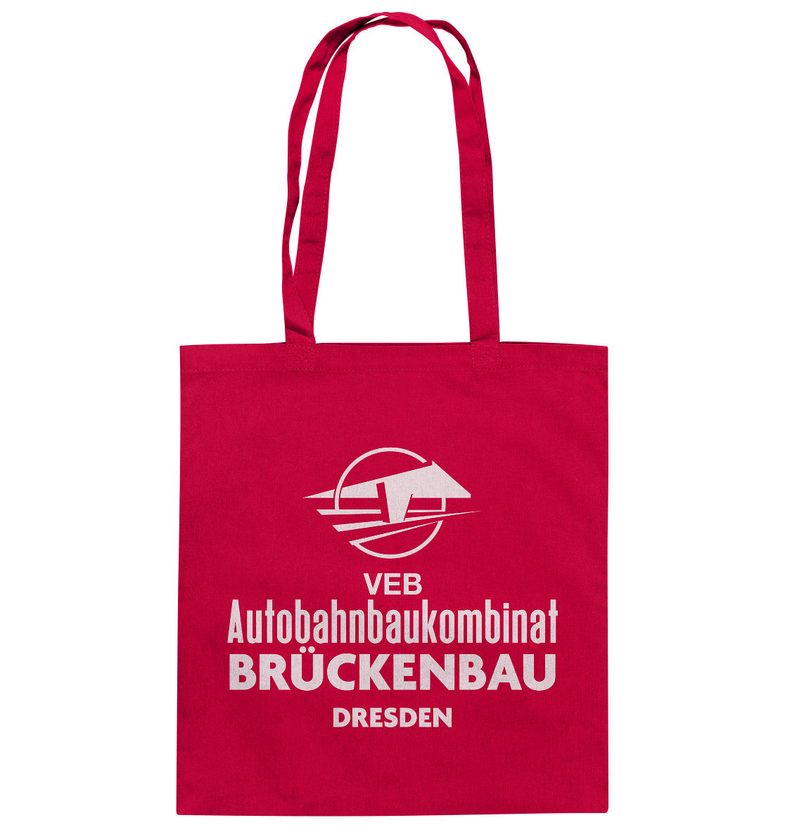 DDR Ostalgie Baumwolltasche • VEB AUTOBAHNBRÜCKENBAU DRESDEN