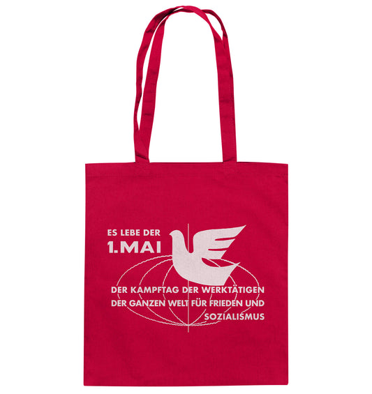 DDR Ostalgie Baumwolltasche • ES LEBE DER ERSTE MAI