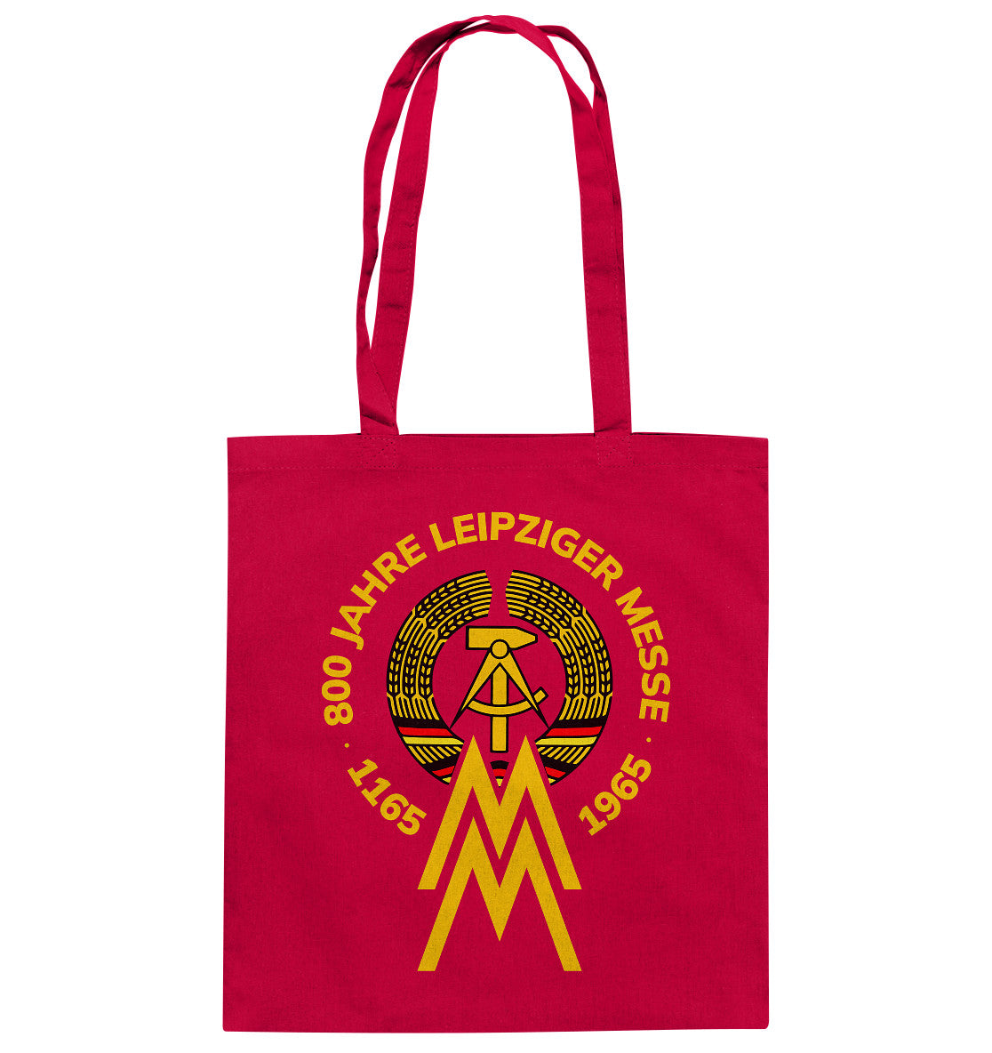 DDR Ostalgie Baumwolltasche • 800 JAHRE LEIPZIGER MESSE