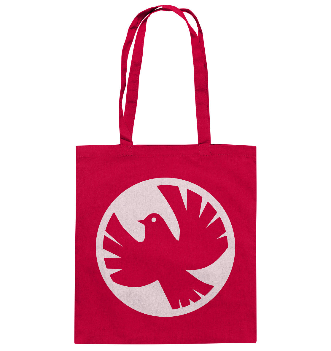 DDR Ostalgie Baumwolltasche • ROCK FÜR DIEN FRIEDEN - TAUBE