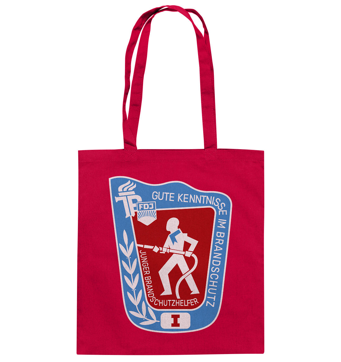 DDR Ostalgie Baumwolltasche • JUNGER BRANDSCHUTZHELFER