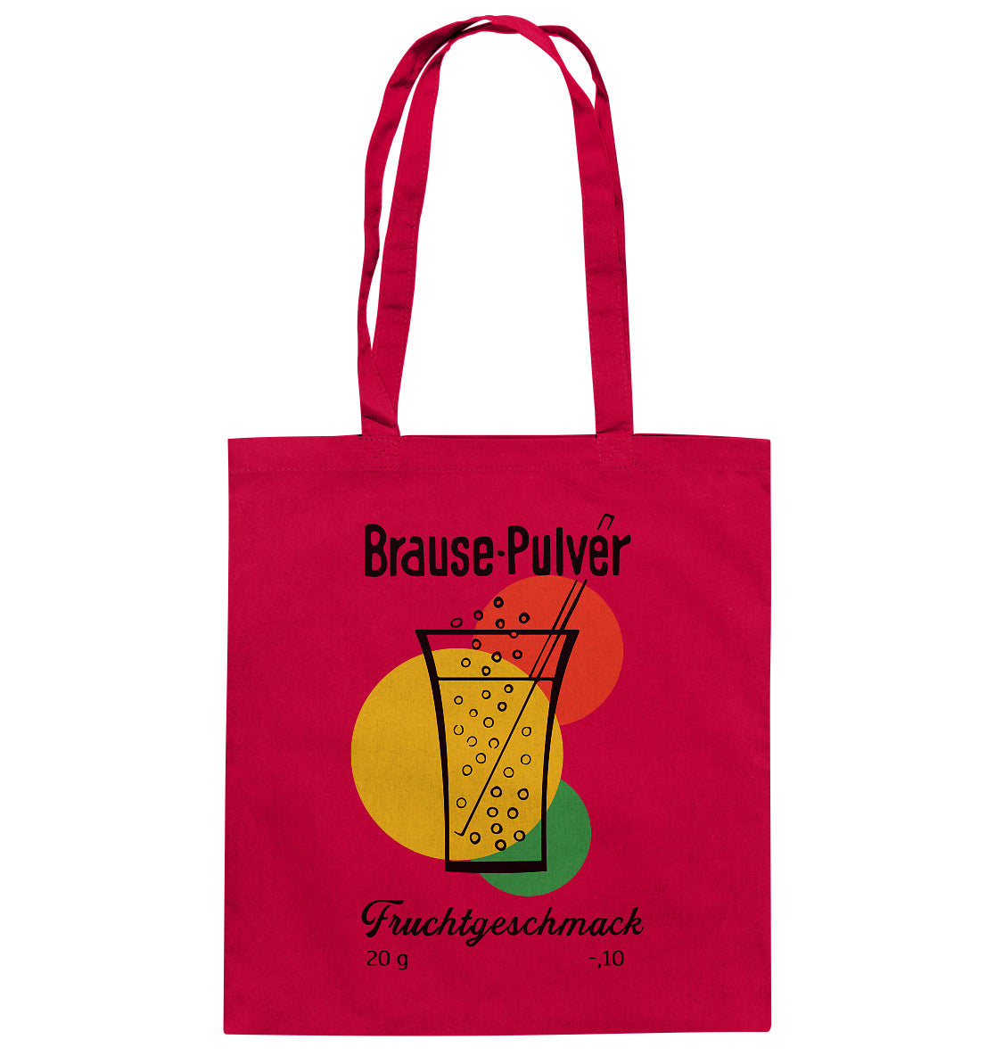 DDR Ostalgie Baumwolltasche • BRAUSE-PULVER FRUCHTGESCHMACK