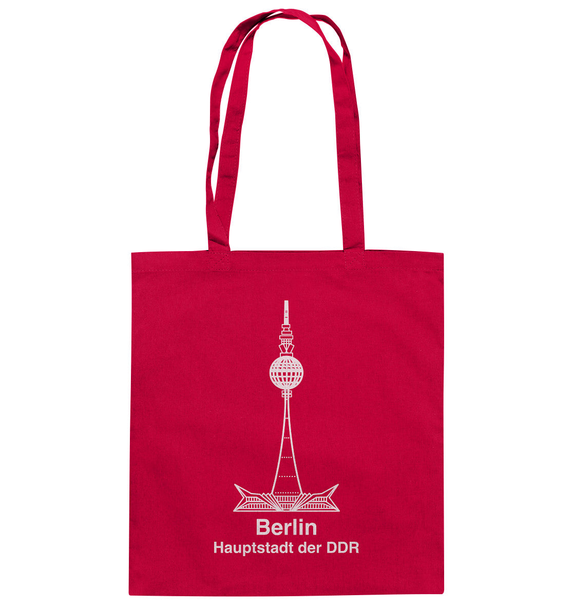 DDR Ostalgie Baumwolltasche • BERLIN - FERNSEHTURM - ORIGINAL WIMPEL
