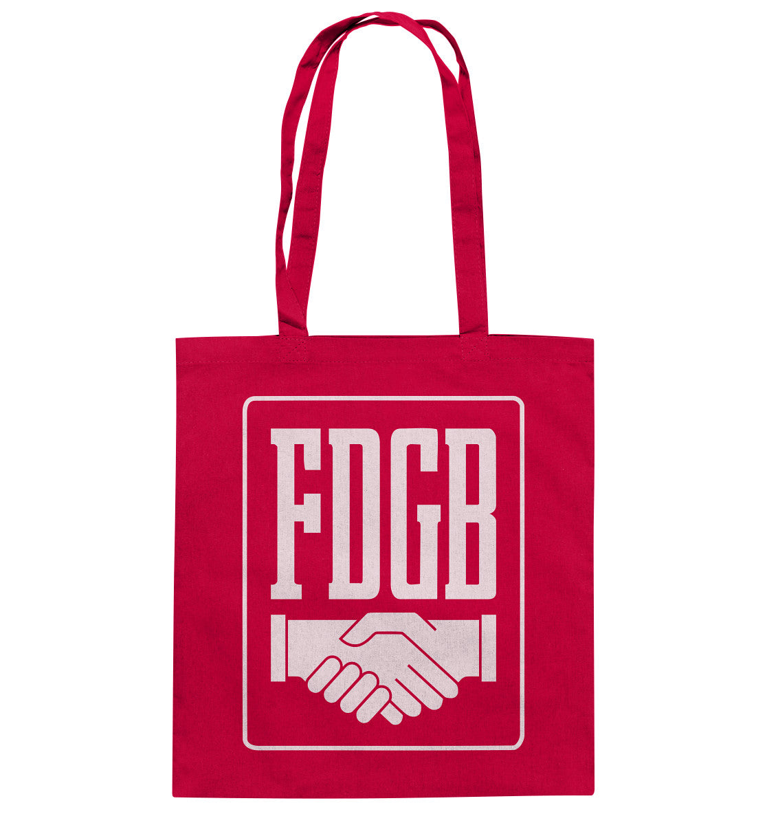 DDR Ostalgie Baumwolltasche • FDGB - WEISS
