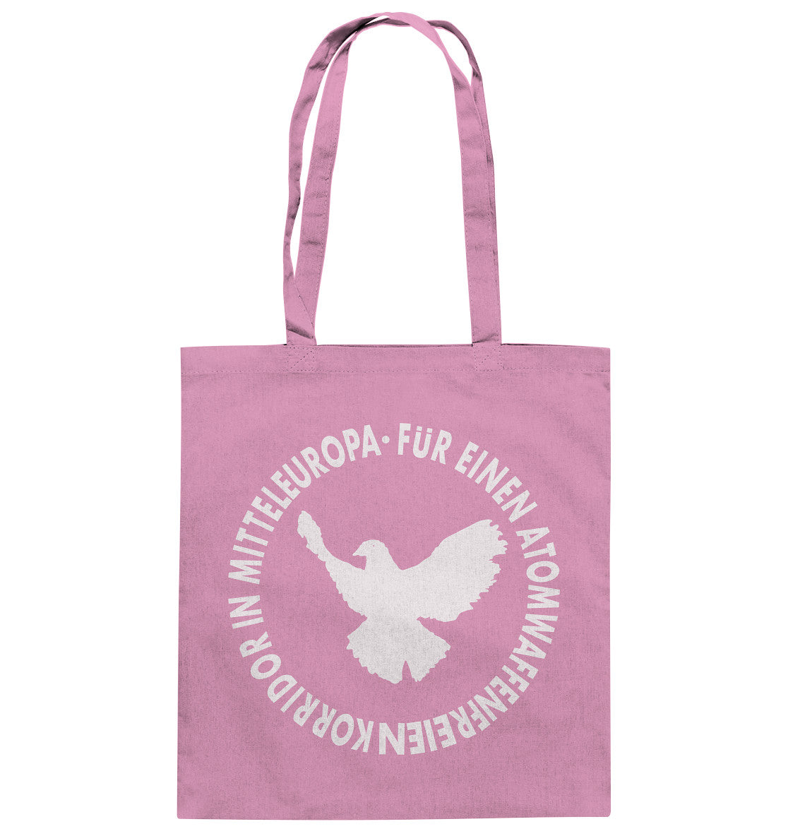 BAUMWOLLTASCHE • ATOMWAFFENFREIES MITTELEUROPA - WEISS