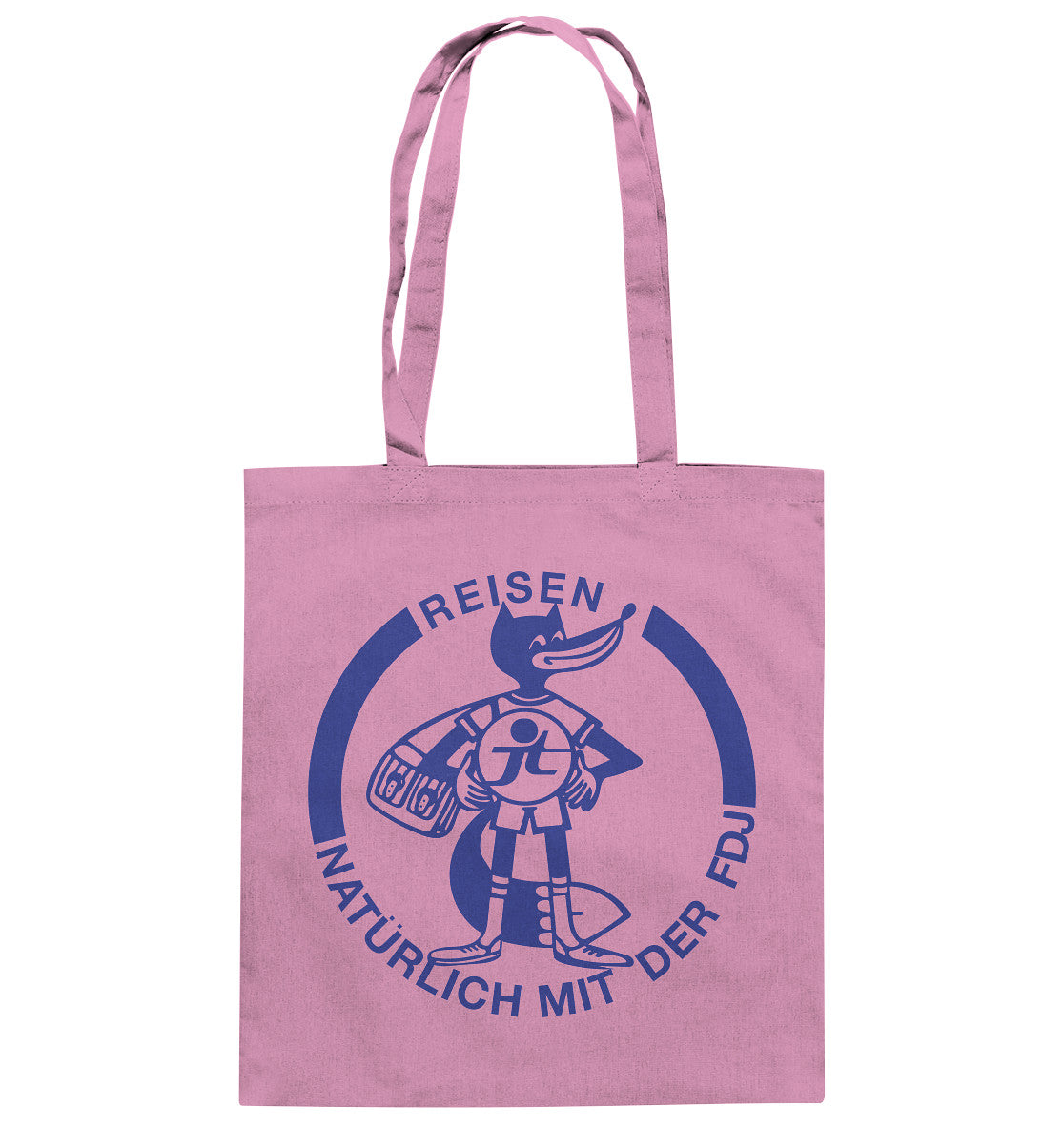 DDR Ostalgie Baumwolltasche • FDJ JUGENDTOURIST