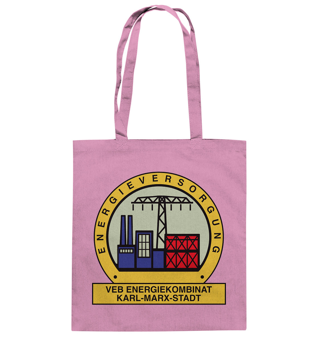 DDR Ostalgie Baumwolltasche • VEB ENERGIEKOMBINAT KARL-MARX-STADT