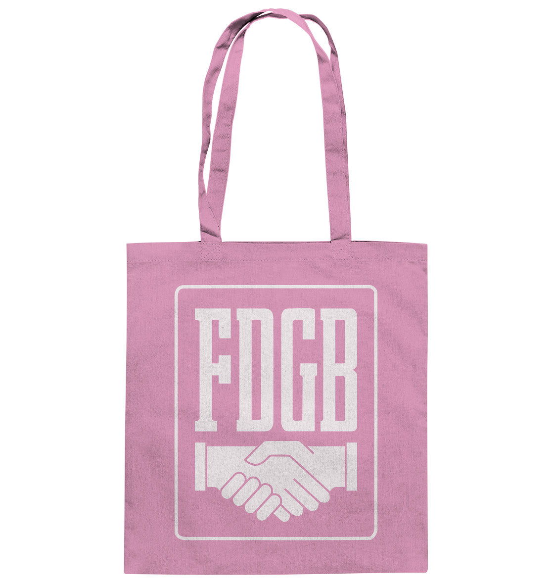 DDR Ostalgie Baumwolltasche • FDGB - WEISS