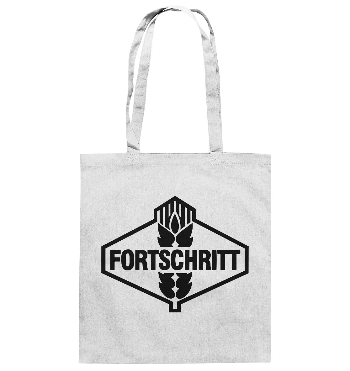 BAUMWOLLTASCHE • FORTSCHRITT - WEISS