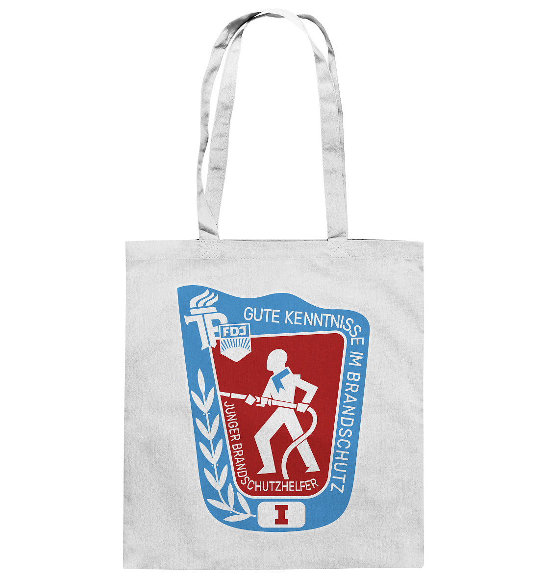 DDR Ostalgie Baumwolltasche • JUNGER BRANDSCHUTZHELFER