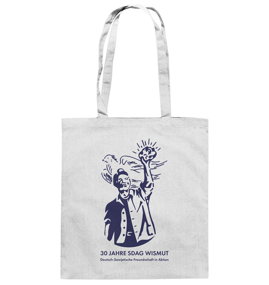 DDR Ostalgie Baumwolltasche • 30 JAHRE SDAG WISMUT