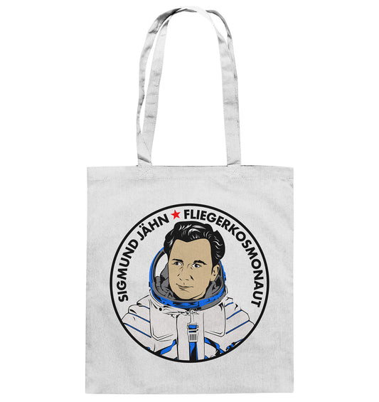 DDR Ostalgie Baumwolltasche •  SIGMUND JÄHN - HELL