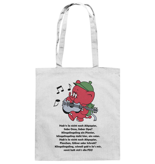 DDR Ostalgie Baumwolltasche • SERO EMMY - HAB'N SE NICH NOCH ALTPAPIER