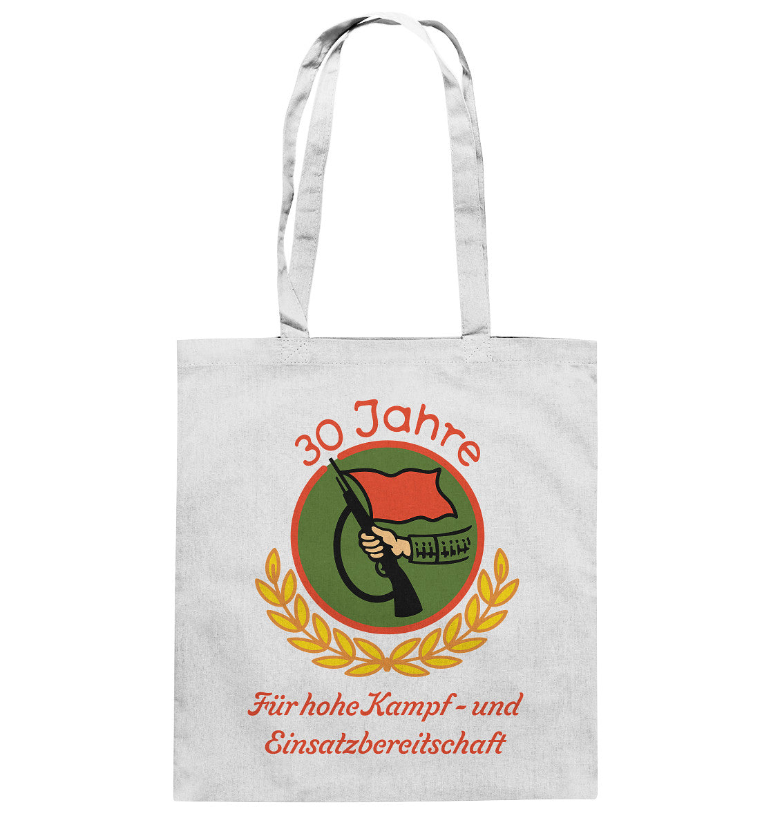 DDR Ostalgie Baumwolltasche • 30 JAHRE KAMPFGRUPPEN
