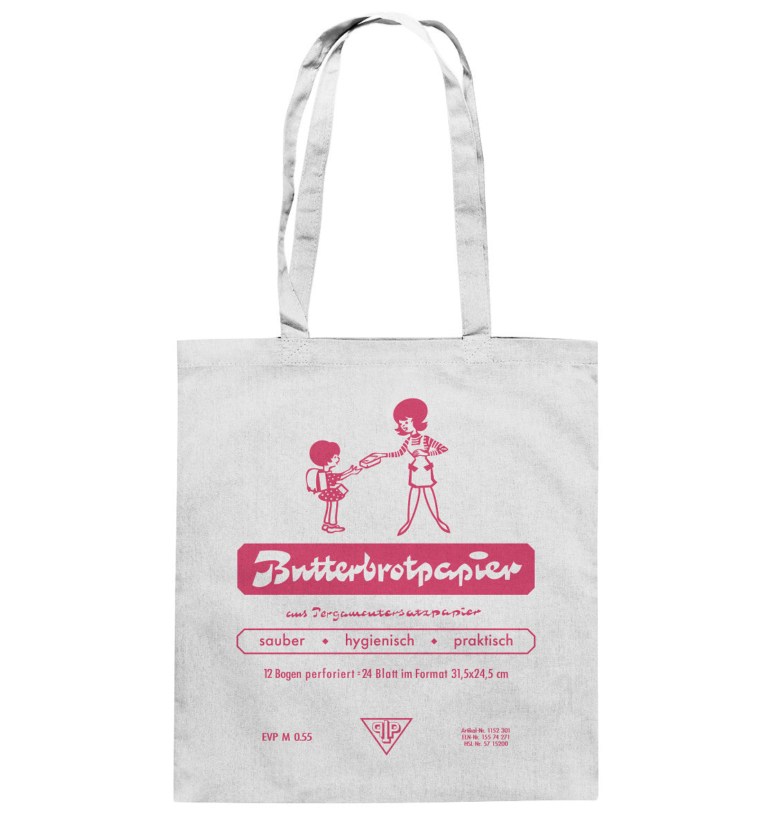 BAUMWOLLTASCHE • DDR-BUTTERBROTPAPIER